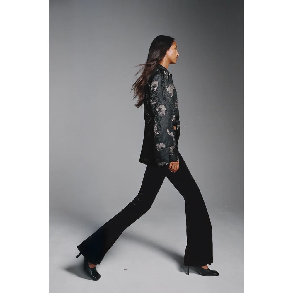 Flare black pants